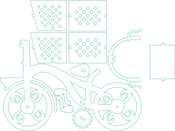 bicicleta espirales