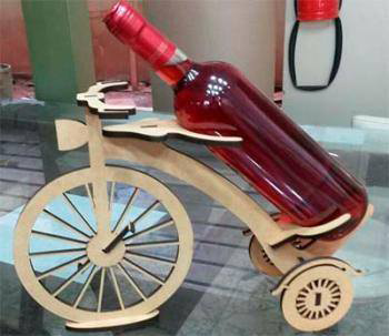 bicicleta porta vinos