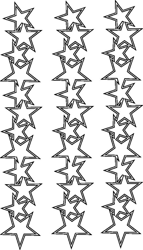 borde de estrellas