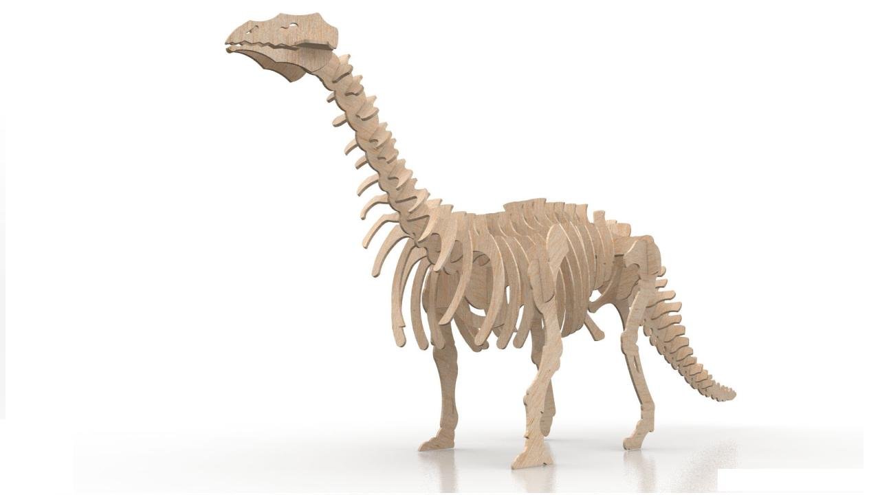 brontosaurio a 3mm