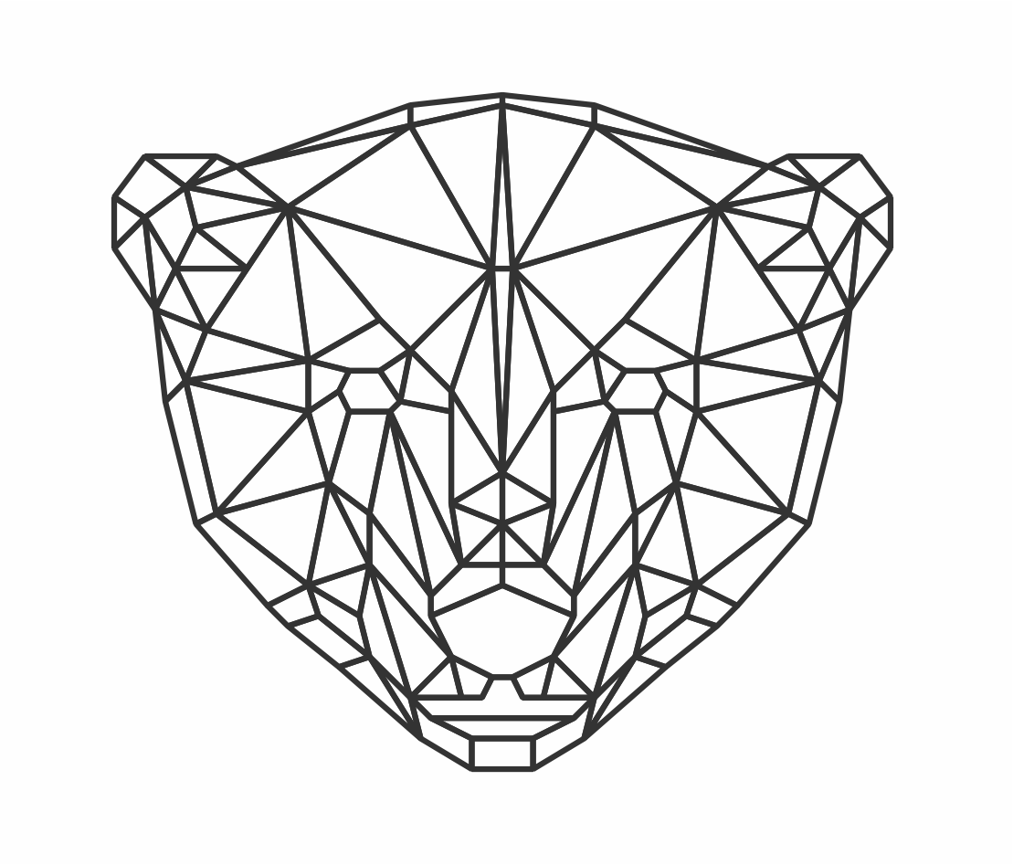 cabeza de oso polar
