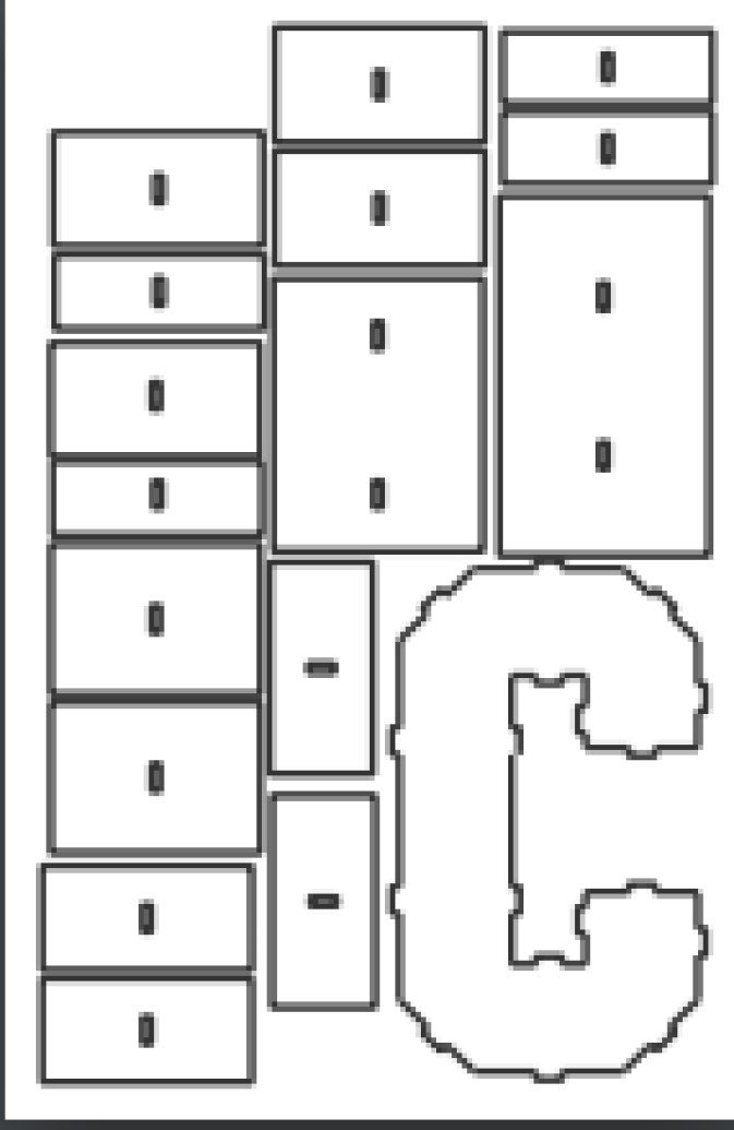caja c