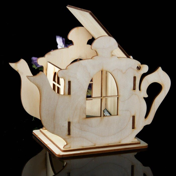 caja de té tetera