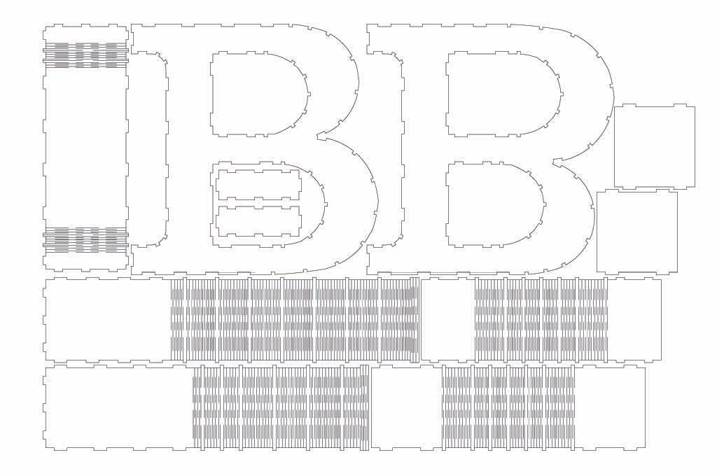 caja letra b