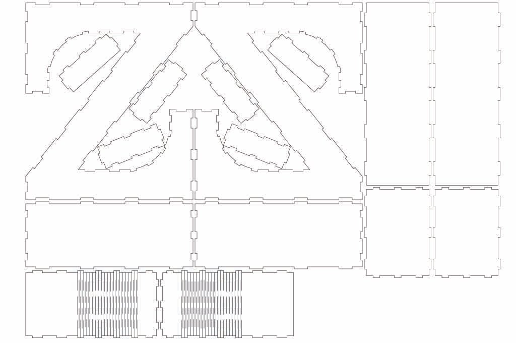caja letra z