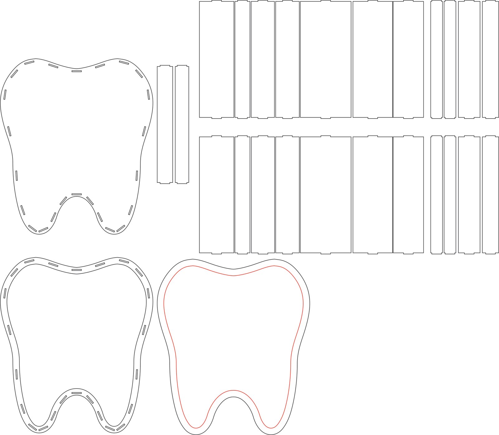 caja para dientes