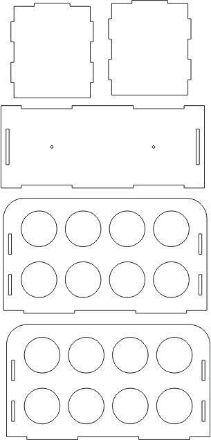 caja porta rollos