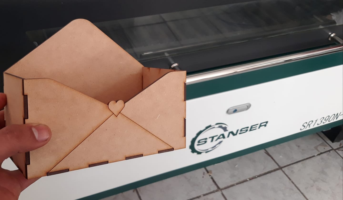 caja sobre