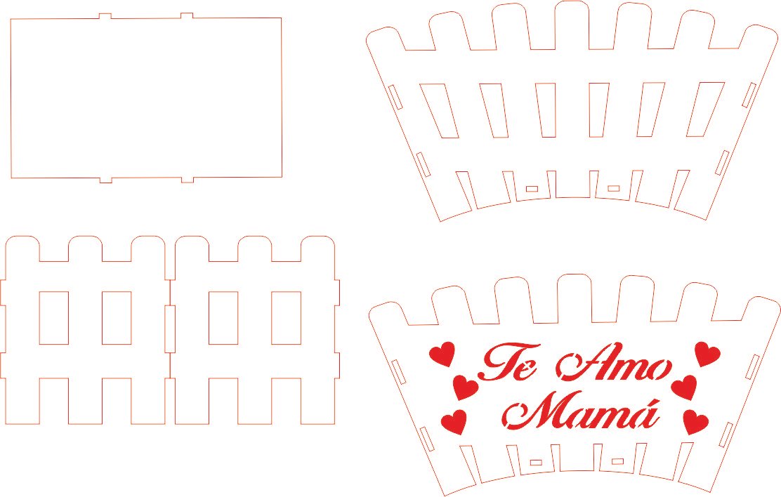 caja te amo mamá
