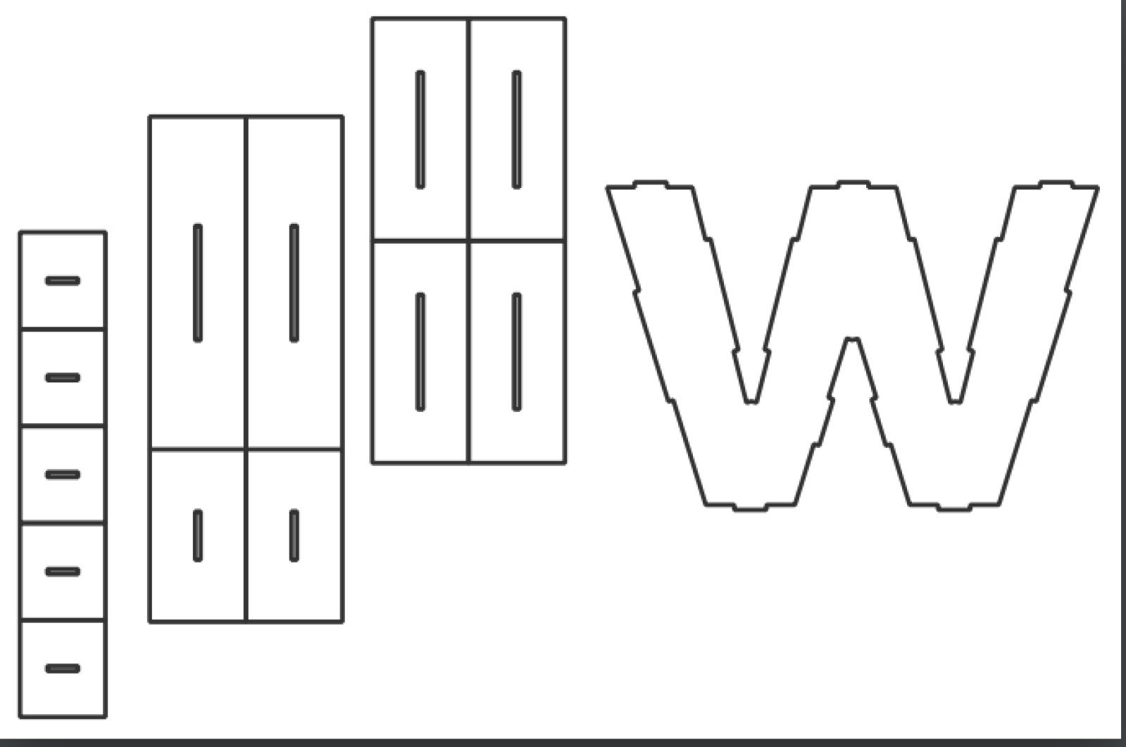 caja w