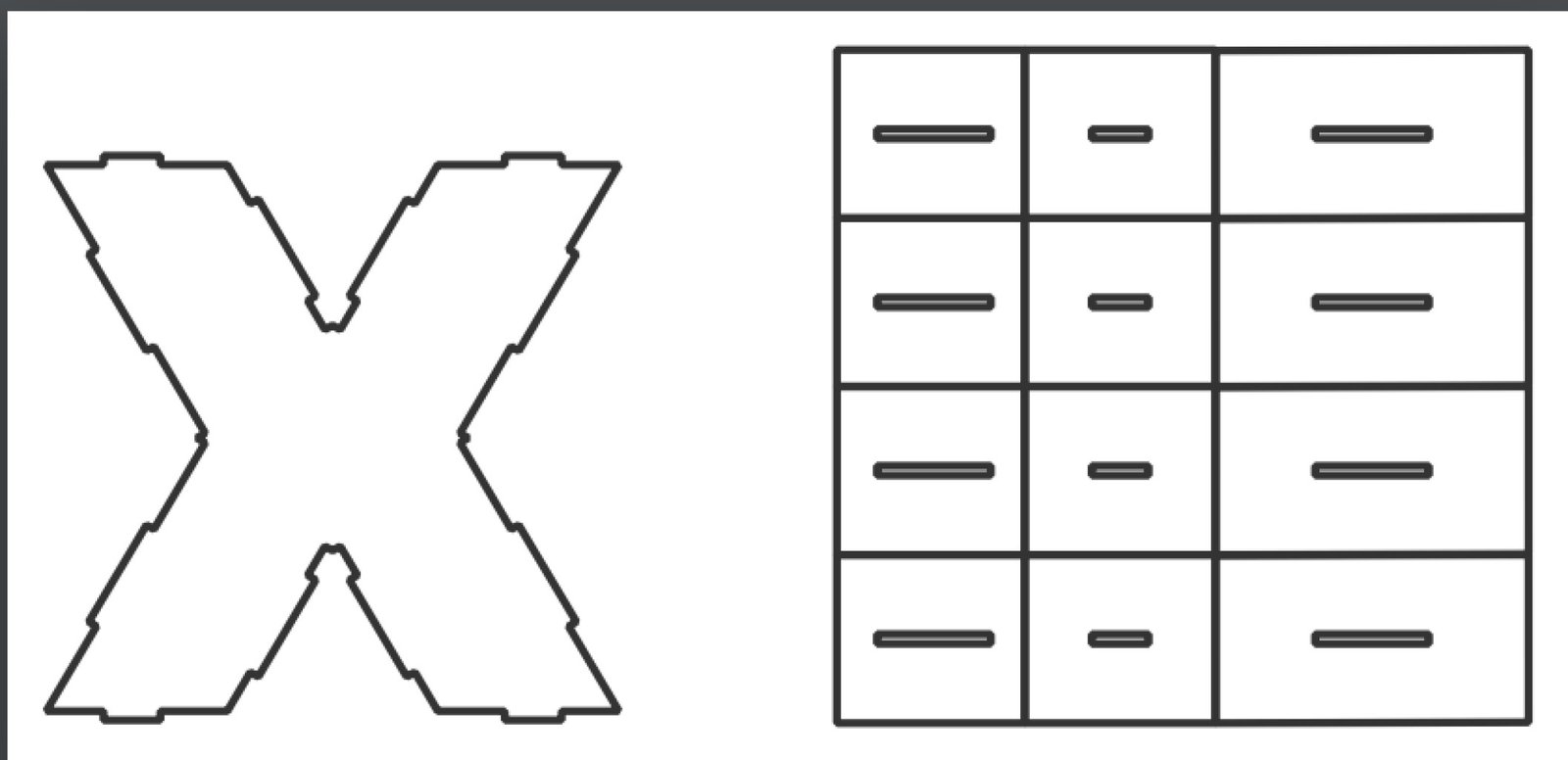 caja x