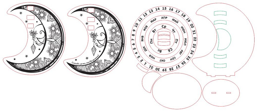 calendario perpetuo luna