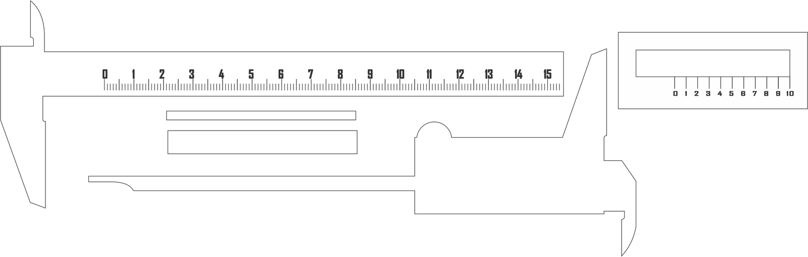 calibrador vernier
