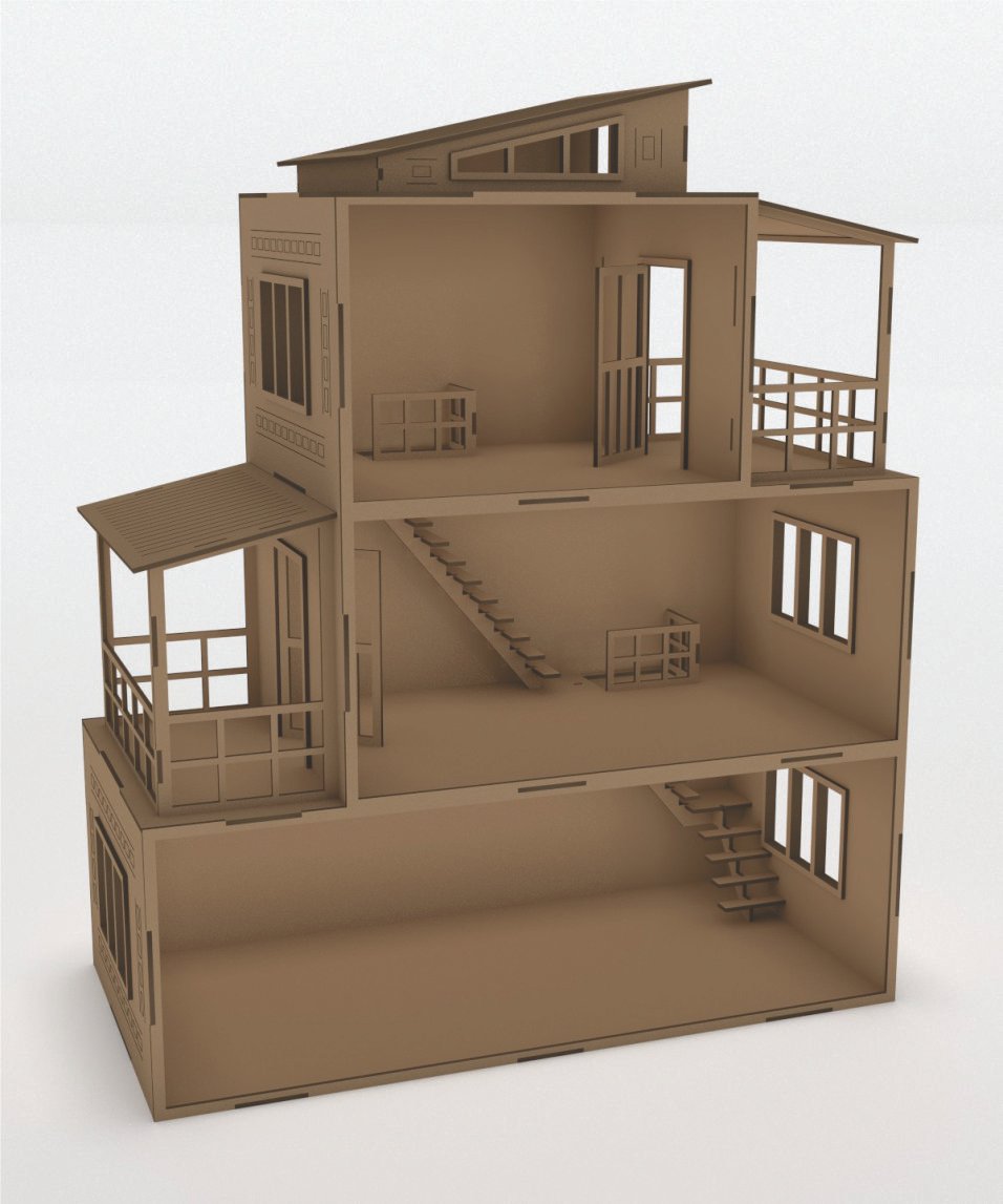 casa con balcones