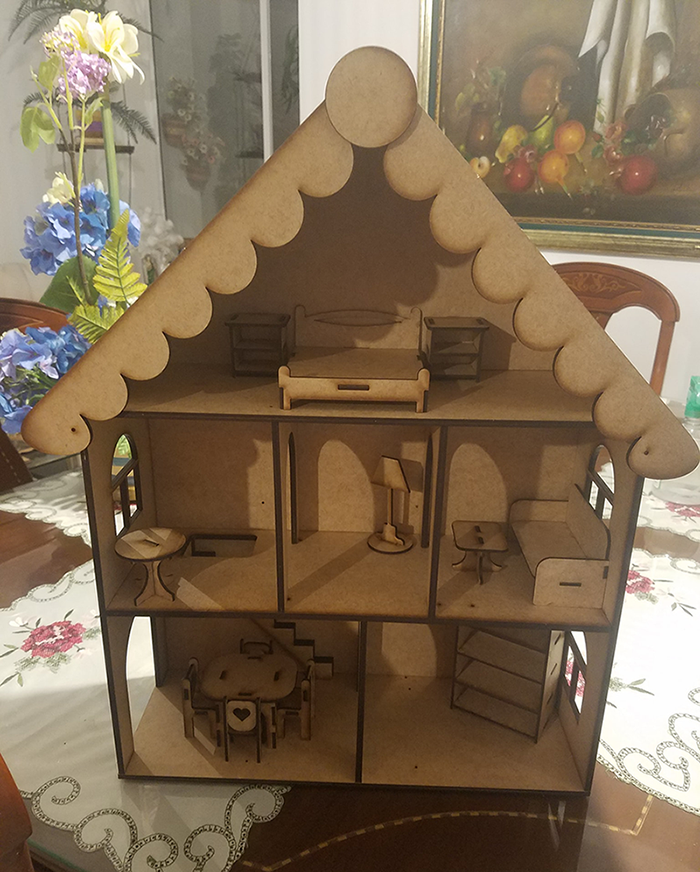 casa con muebles