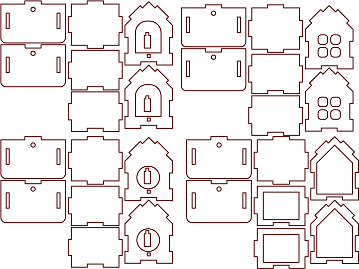 casitas navideñas