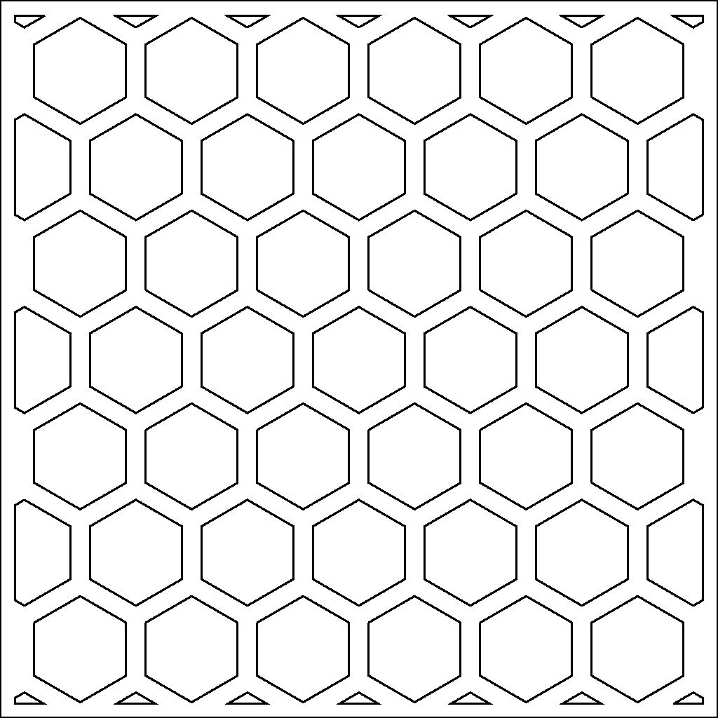 celosía de panal
