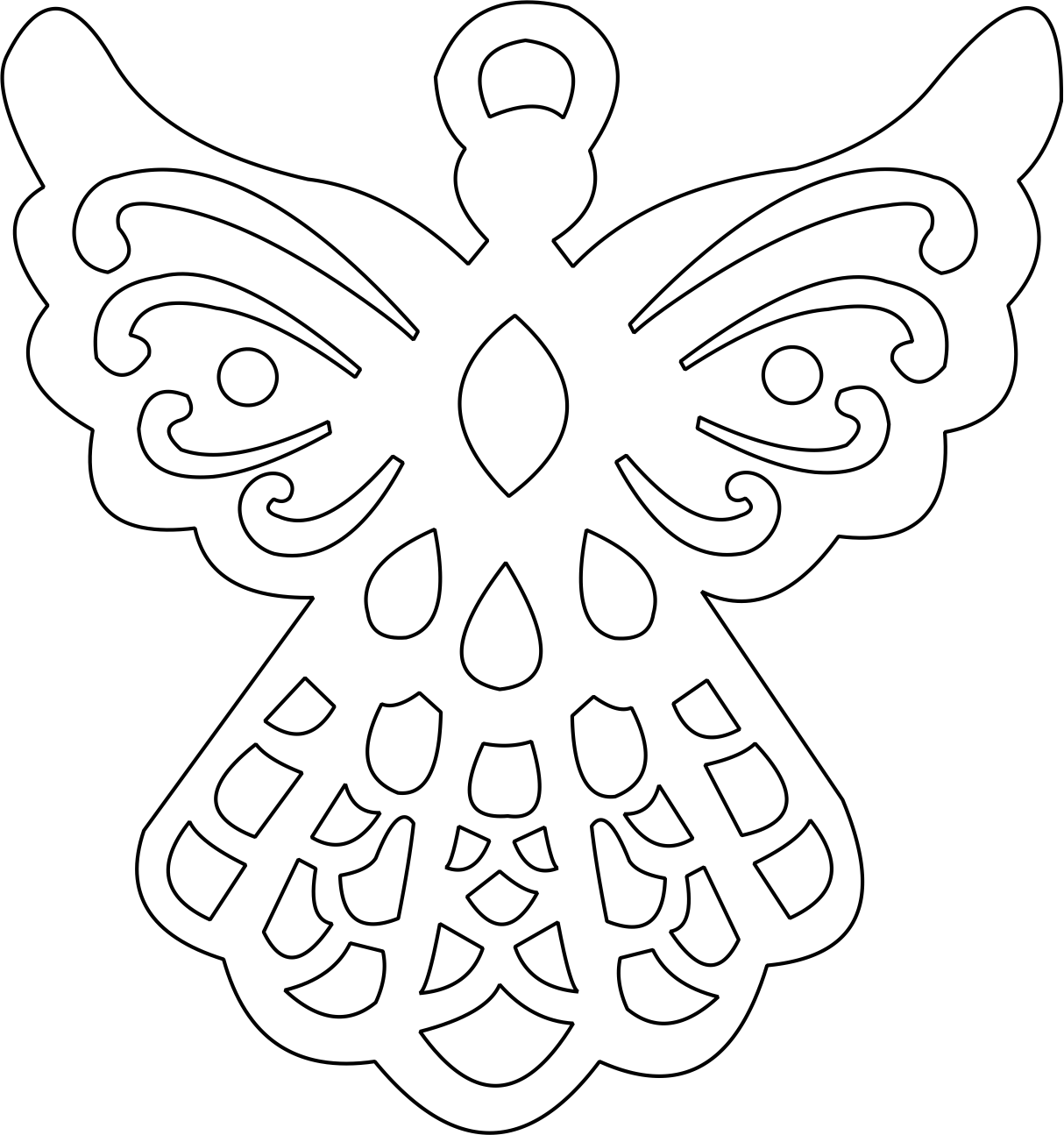 colgante de ángel
