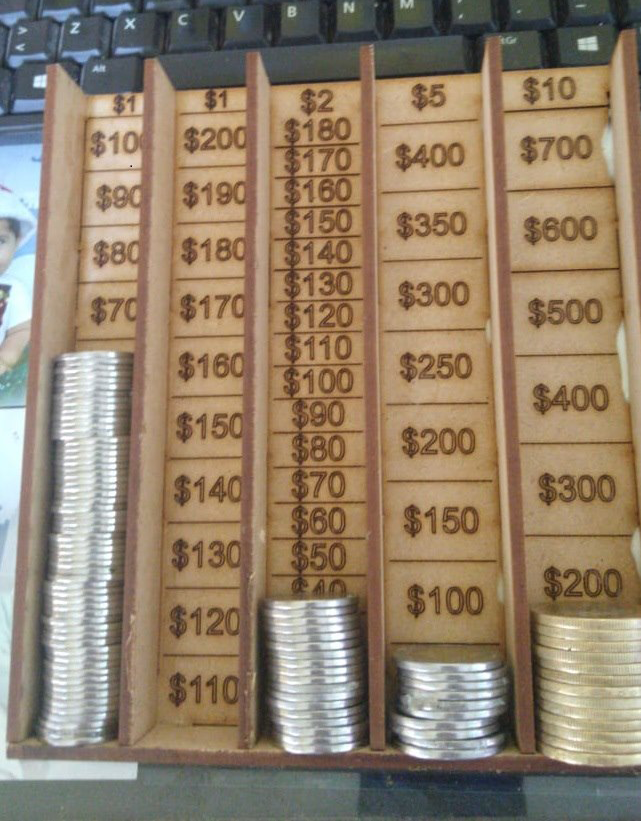 contador de monedas
