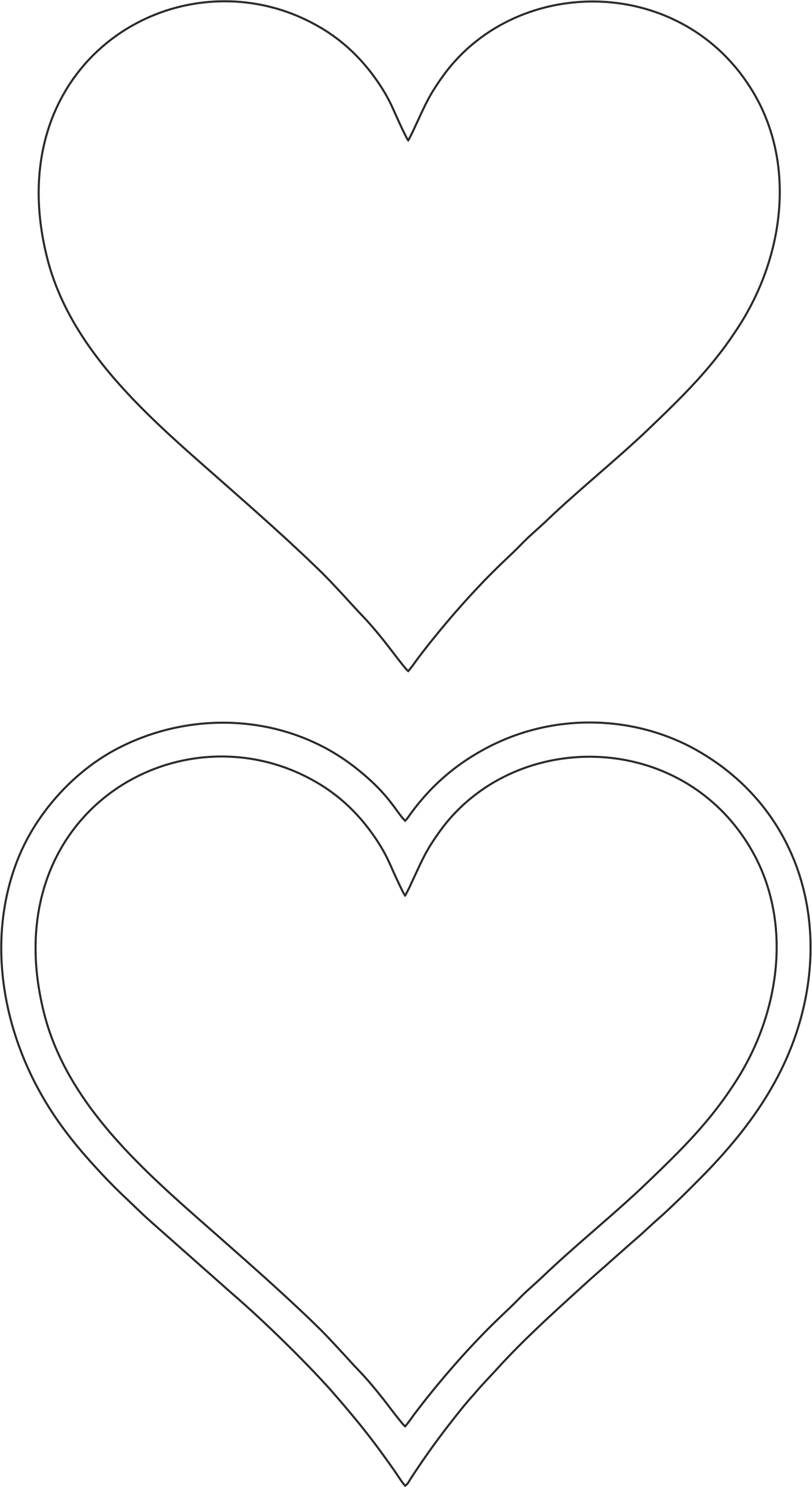 corazones simples