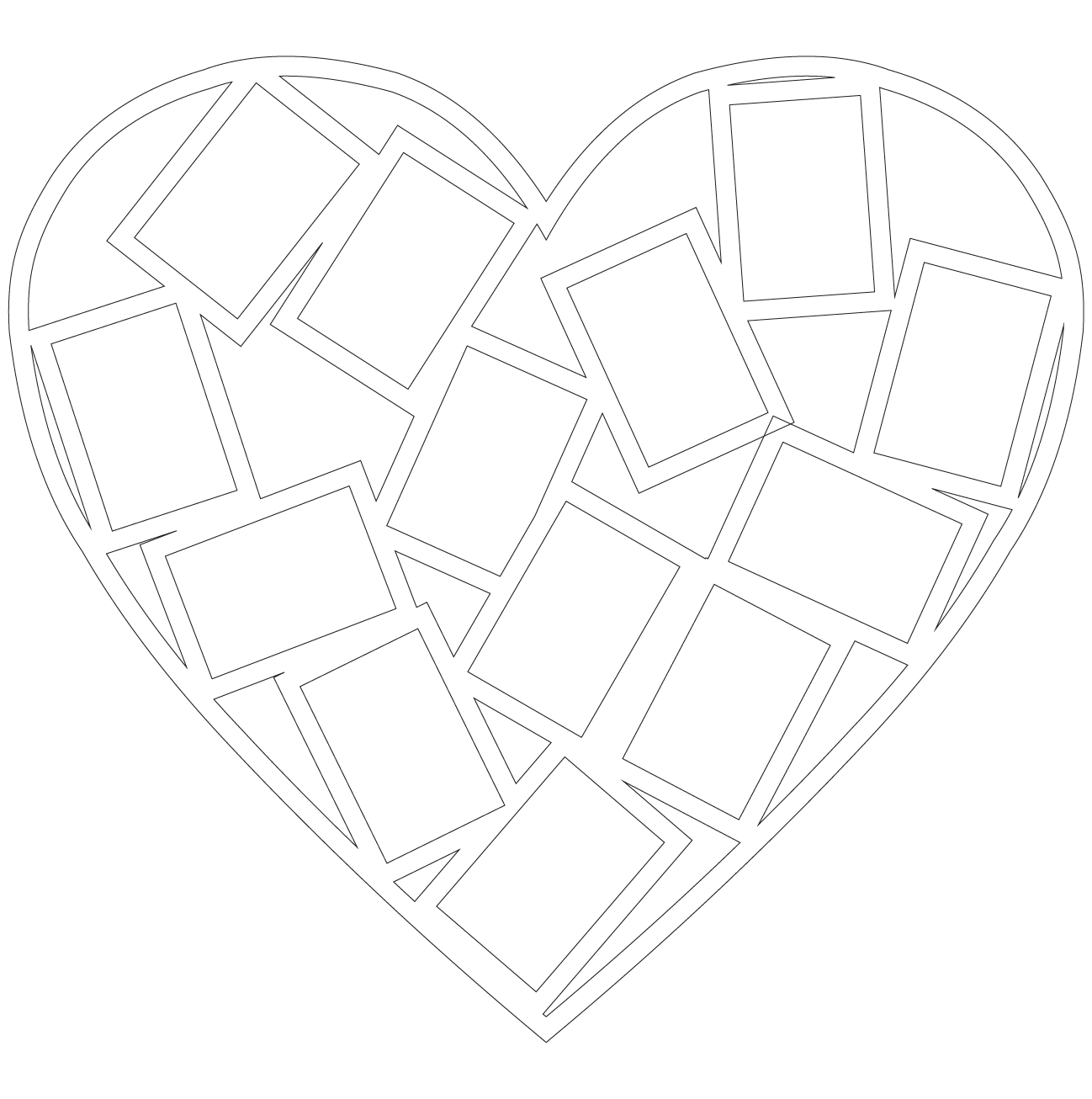 corazón para fotos