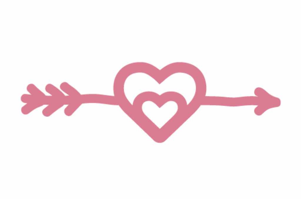 corazón y flecha
