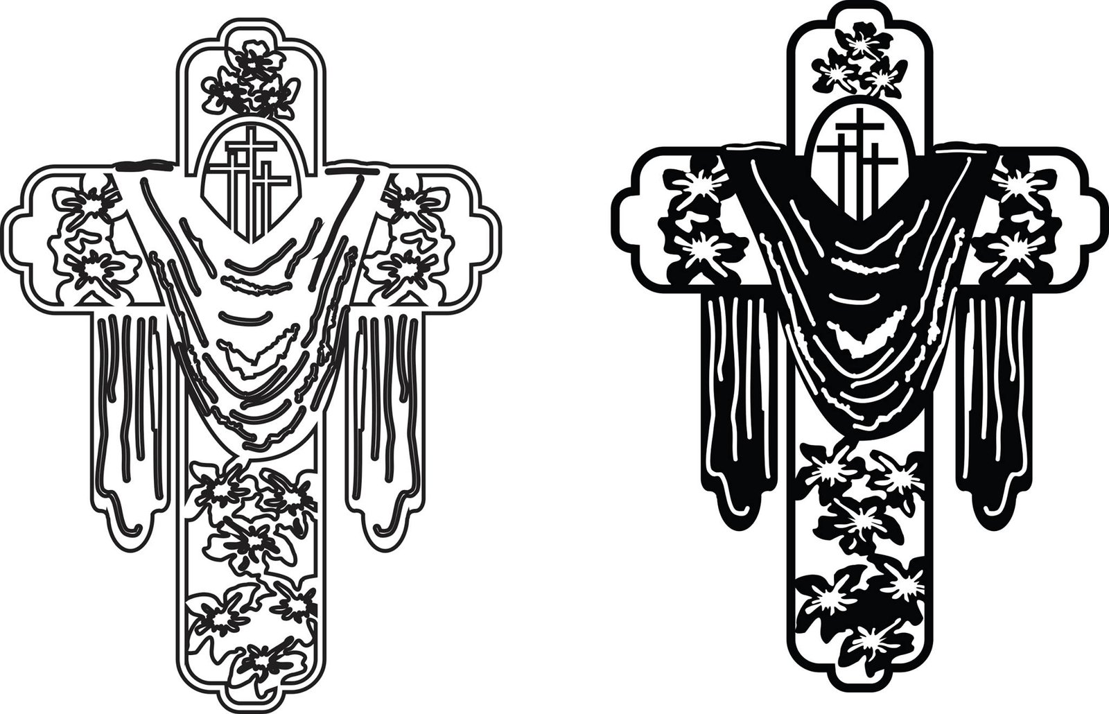 cruces con manto