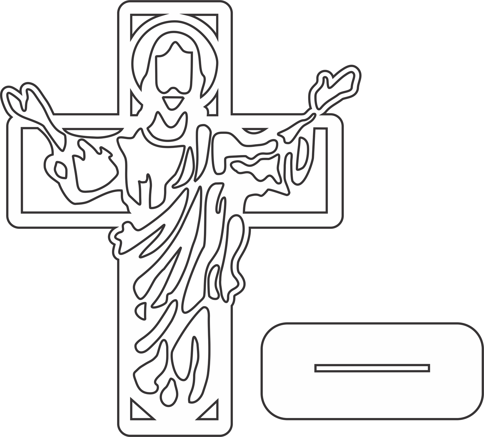 cruz con jesús