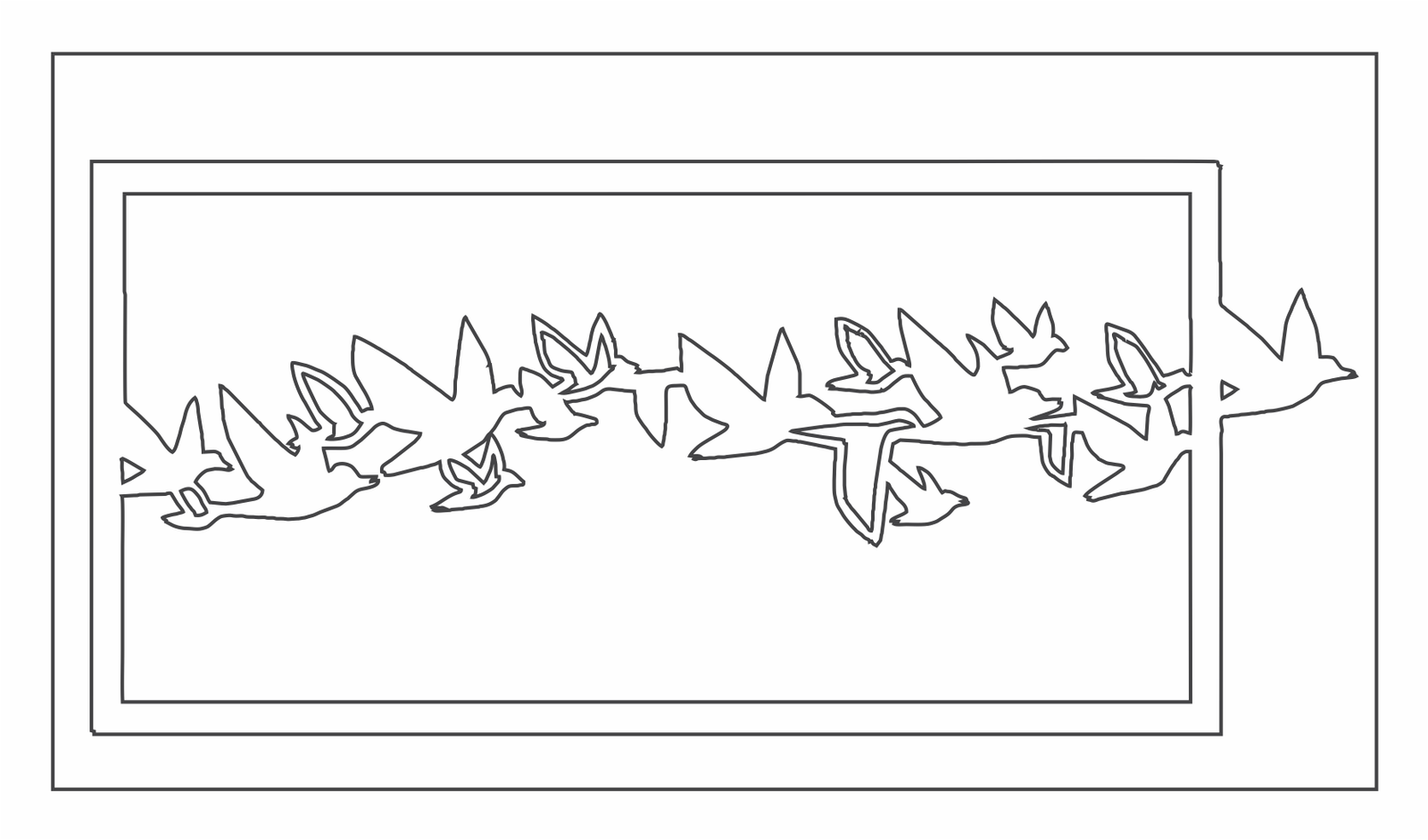 cuadro de aves