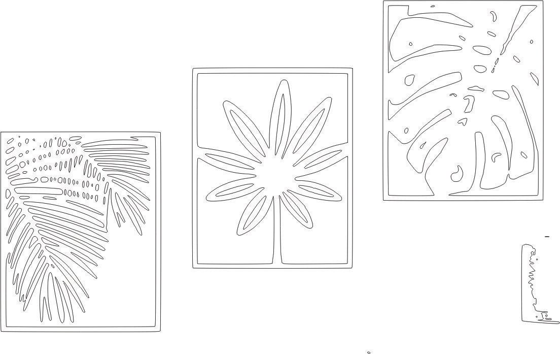 cuadros de plantas
