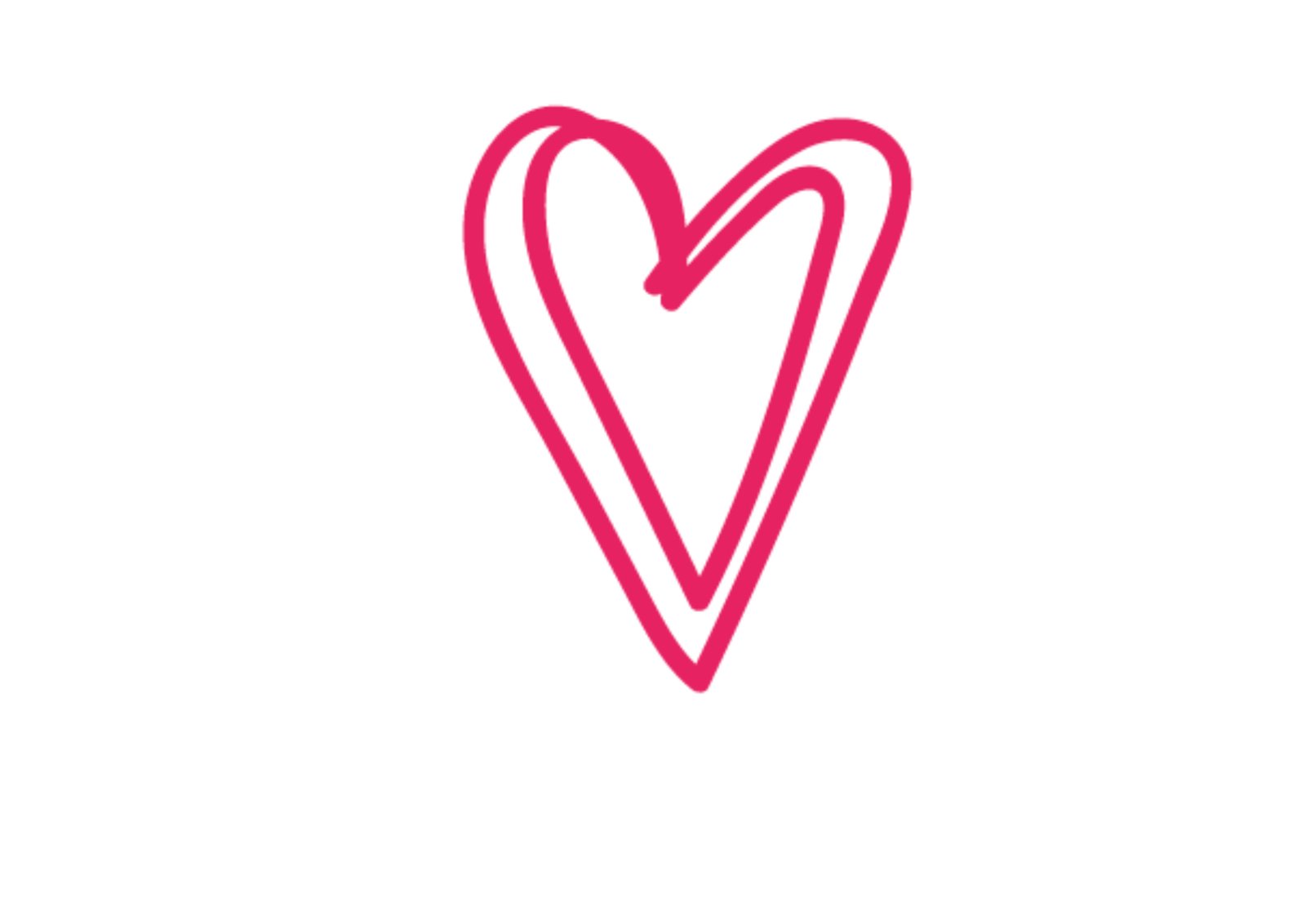 dibujo de corazón