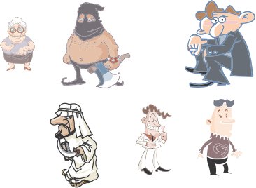 dibujos de personas