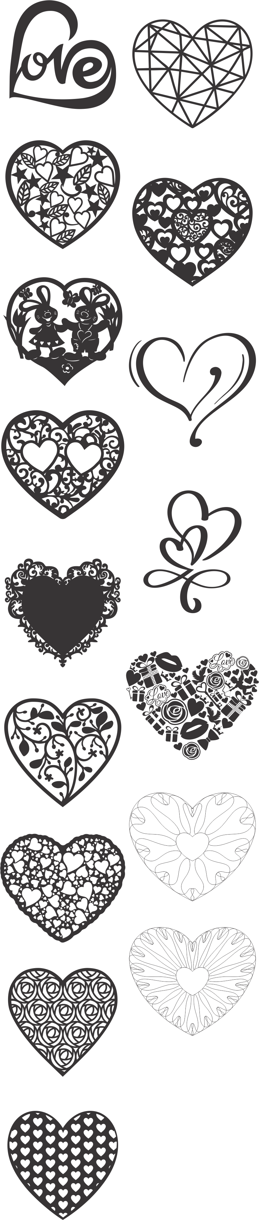 diseños de corazones 13