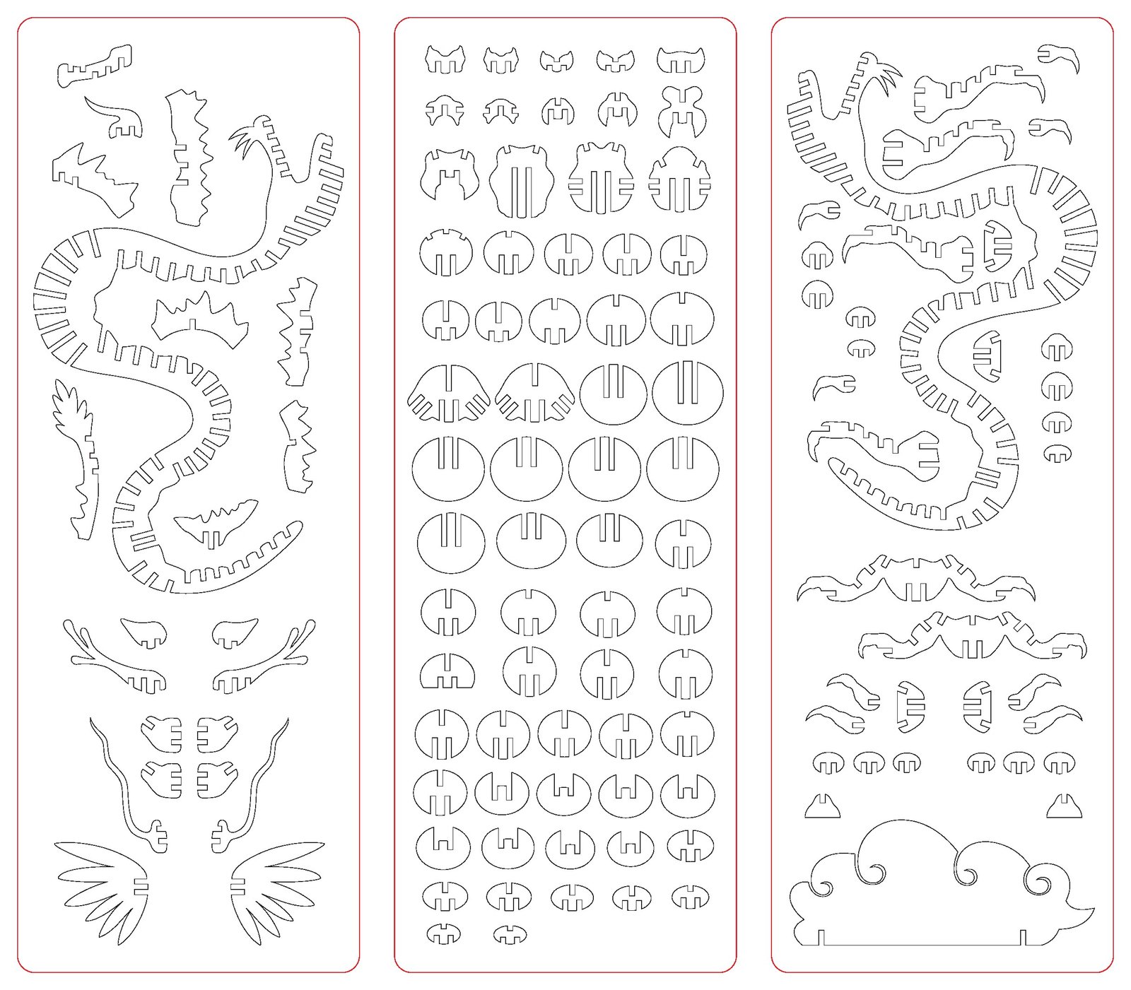 dragón 3d