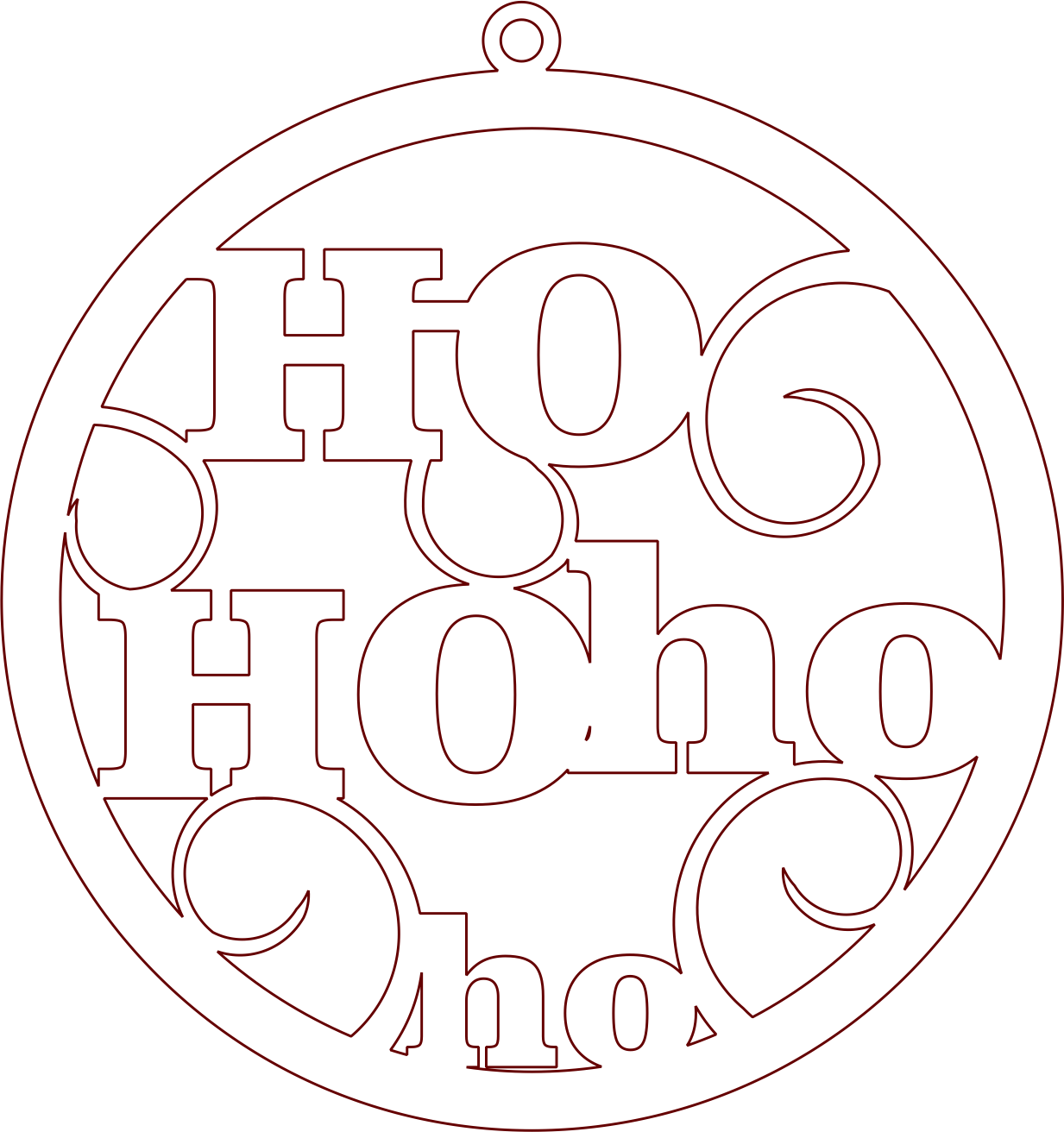 esfera ho ho ho