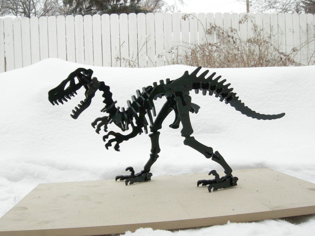 esqueleto completo de trex