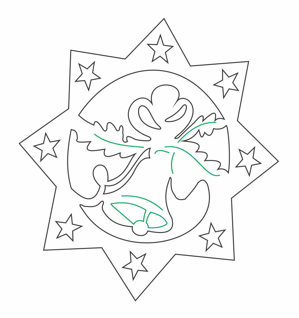 estrella de 8 picos