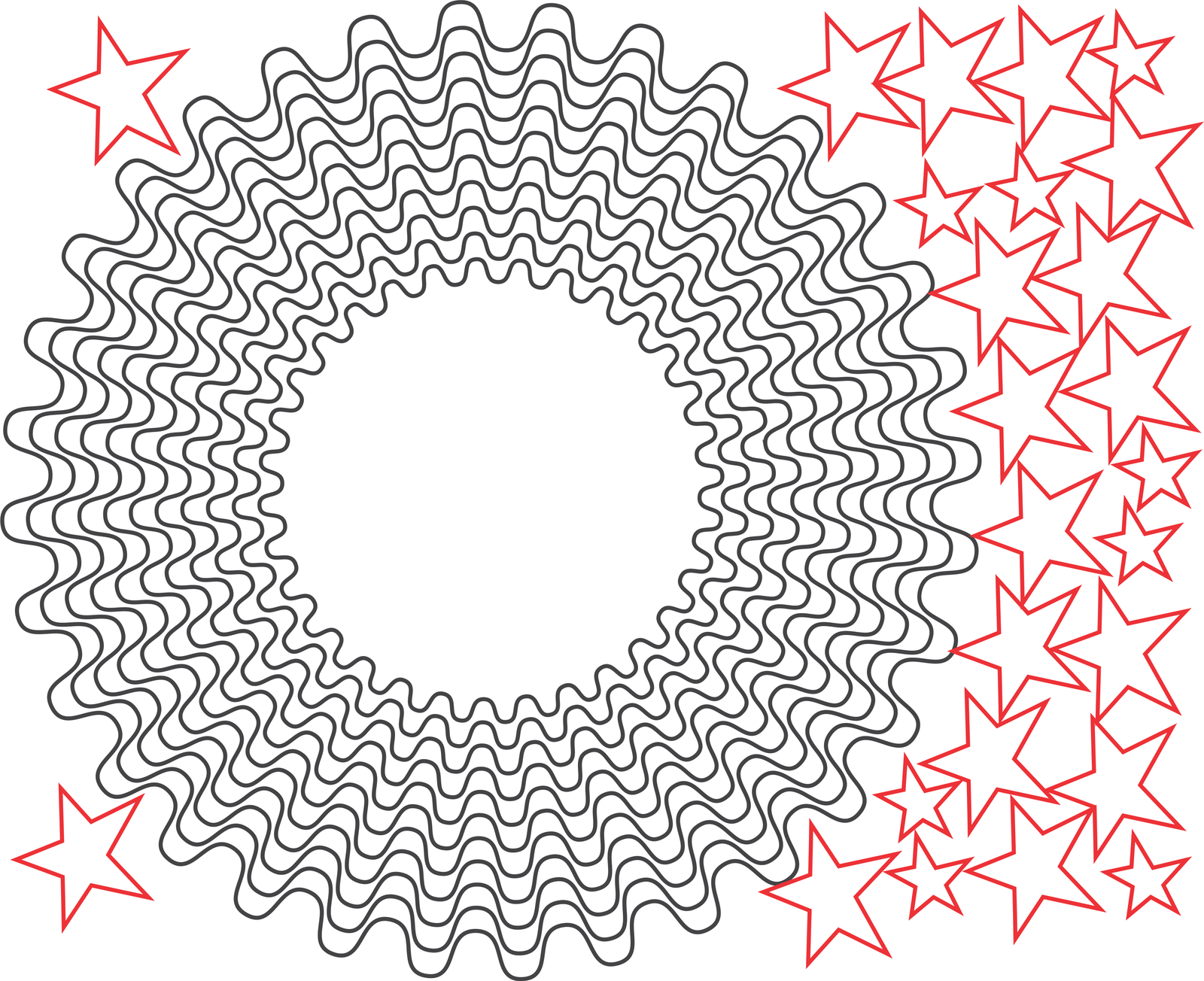 estrellas y ondas