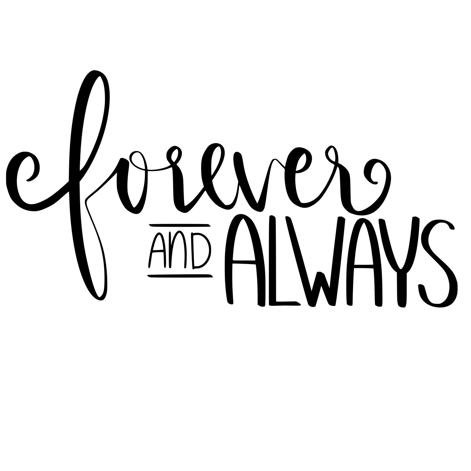forever and always