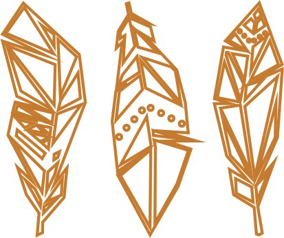 formas de plumas