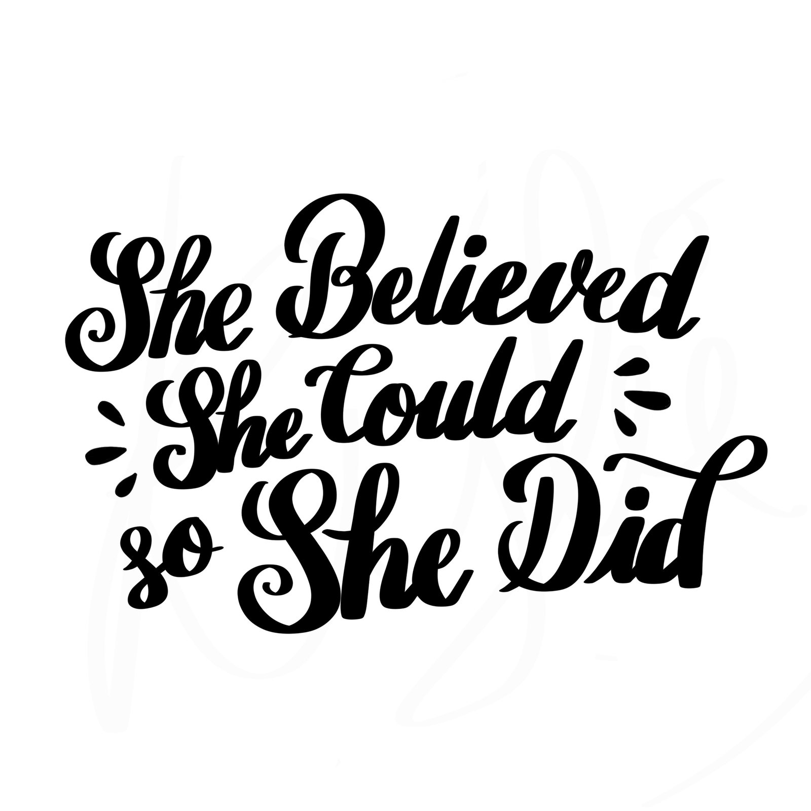 frase she believed