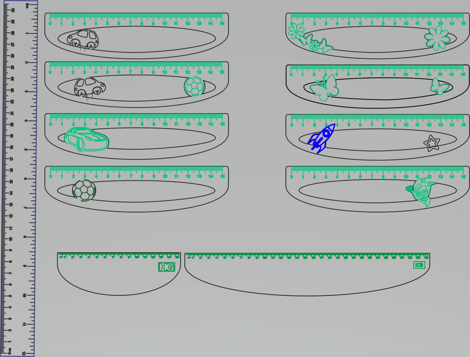 galería de reglas
