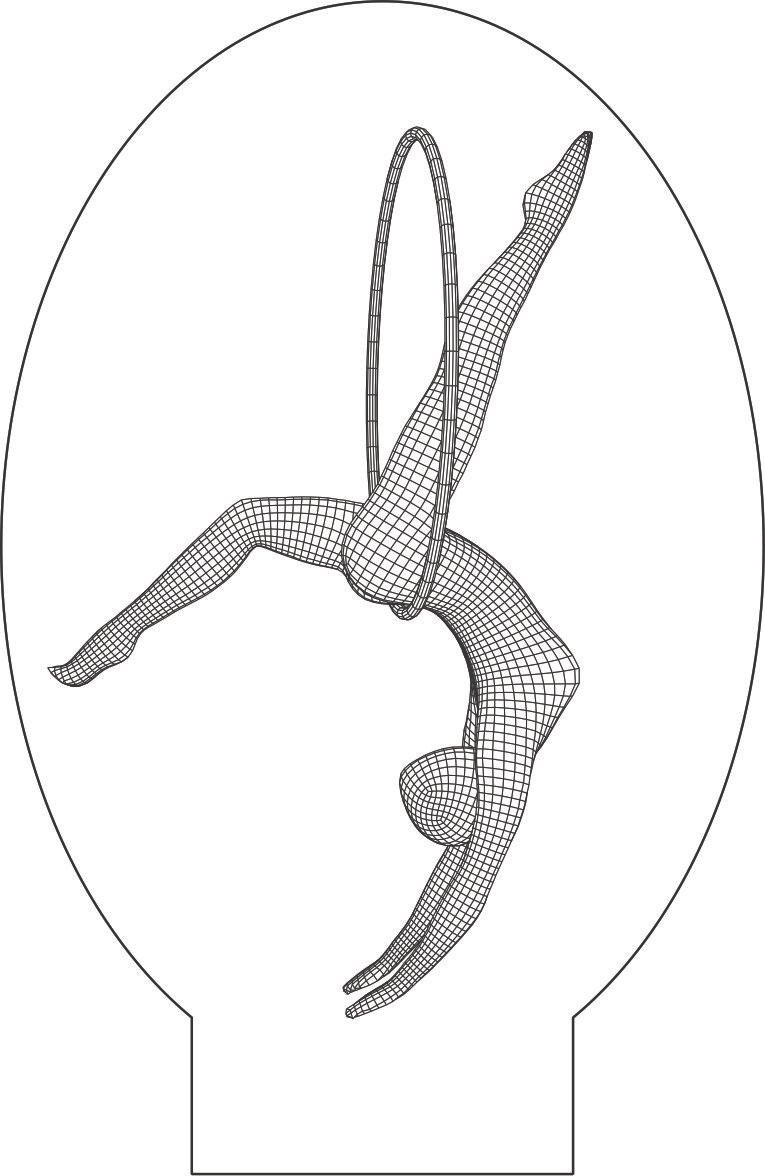 gimnasta en aro