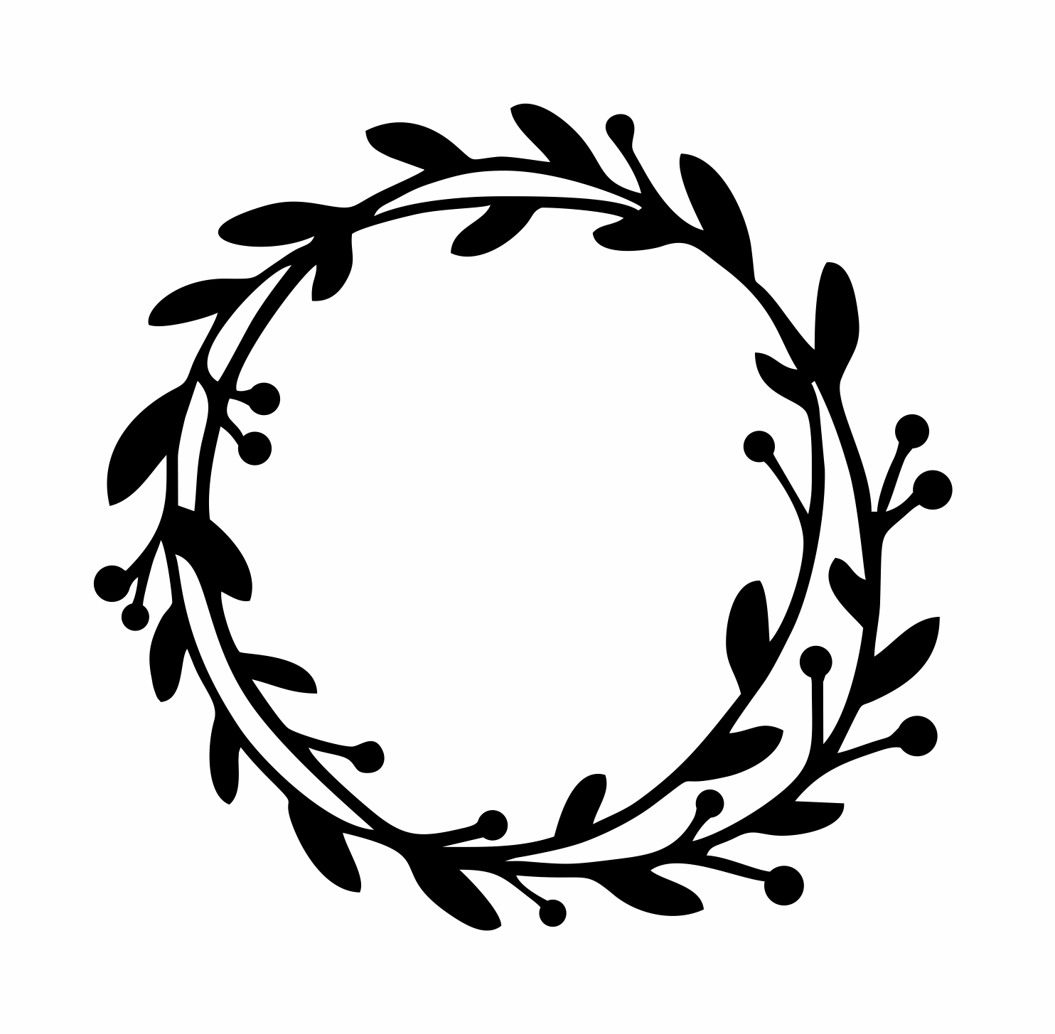 guirnalda circular