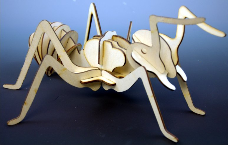 hormiga 3d armable 2