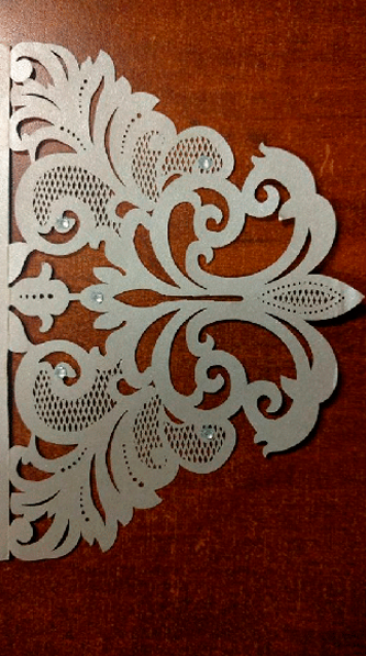 invitación de grecas caladas