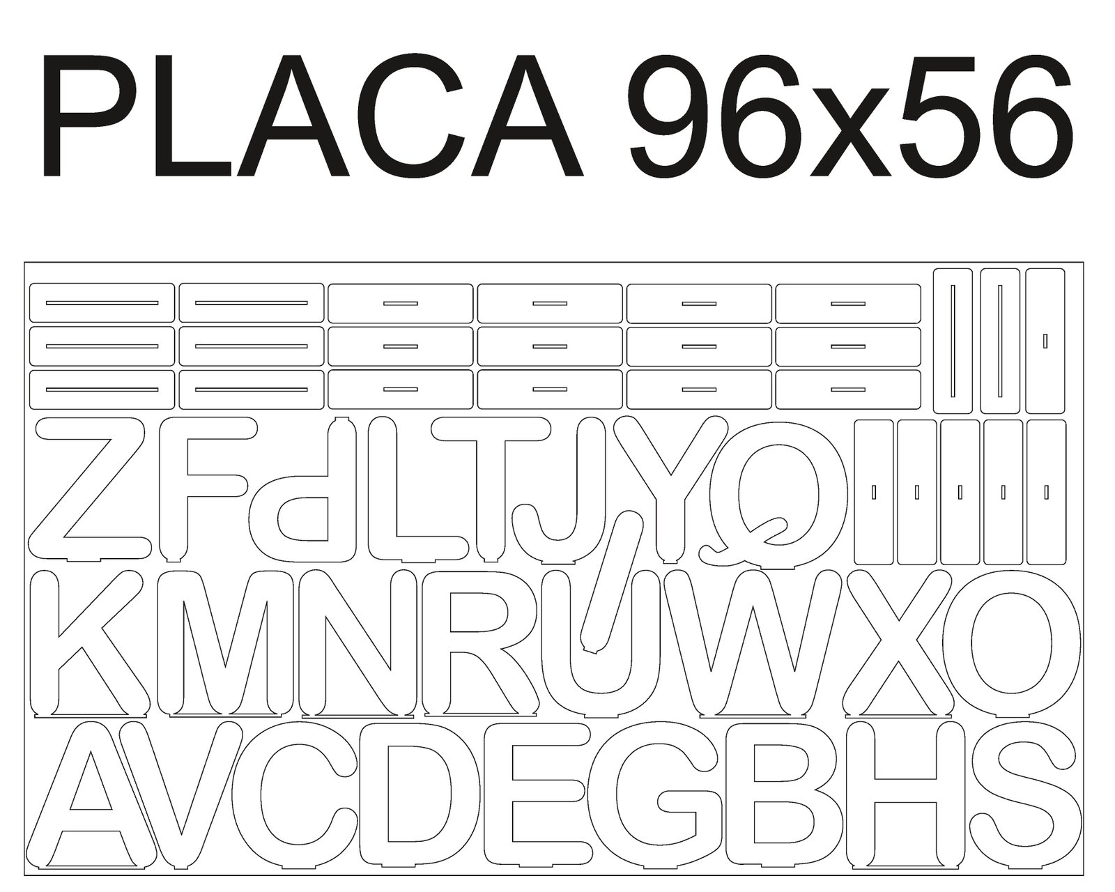 letras del alfabeto