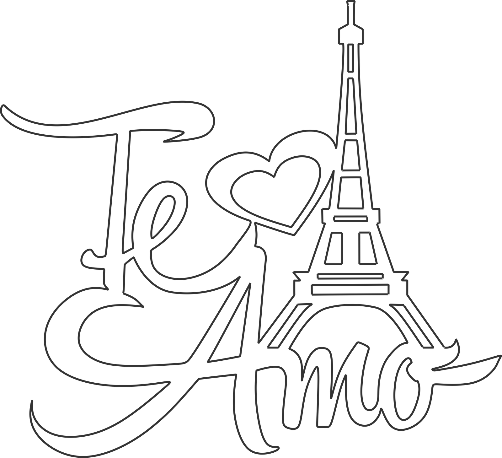 letrero te amo
