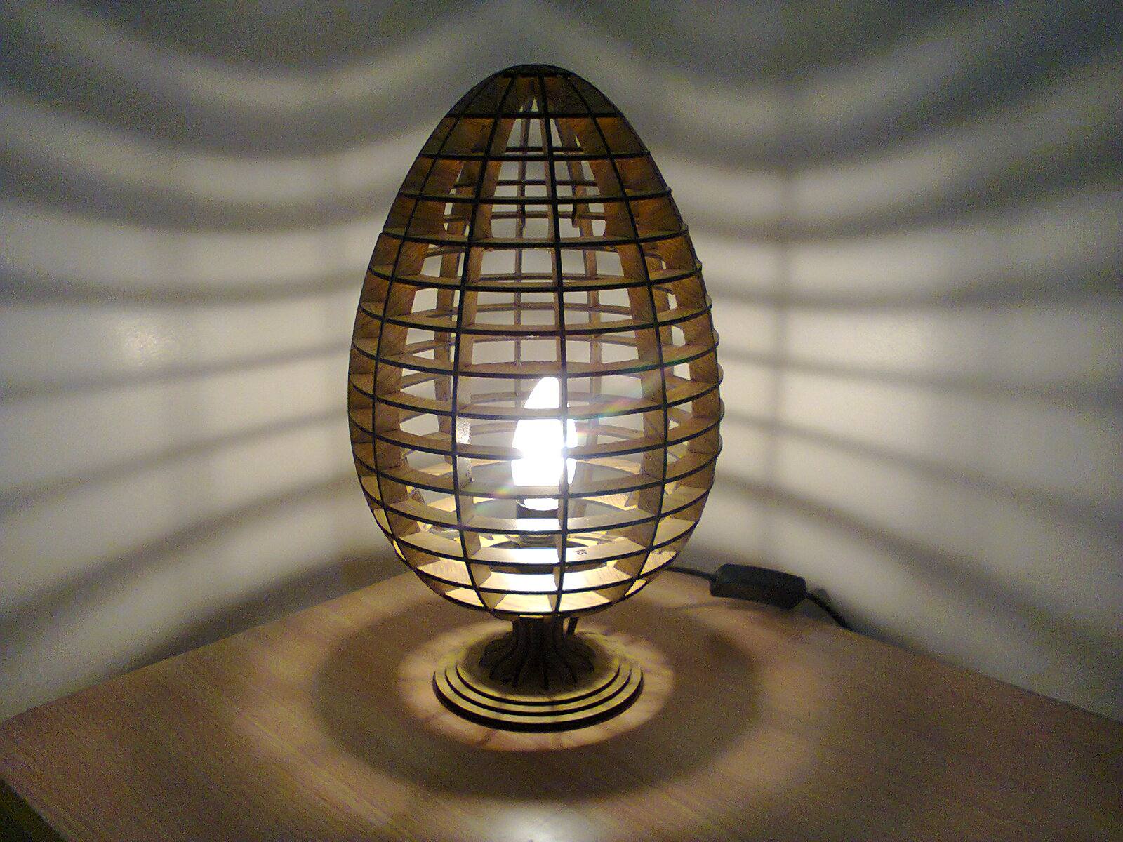 lámpara oval
