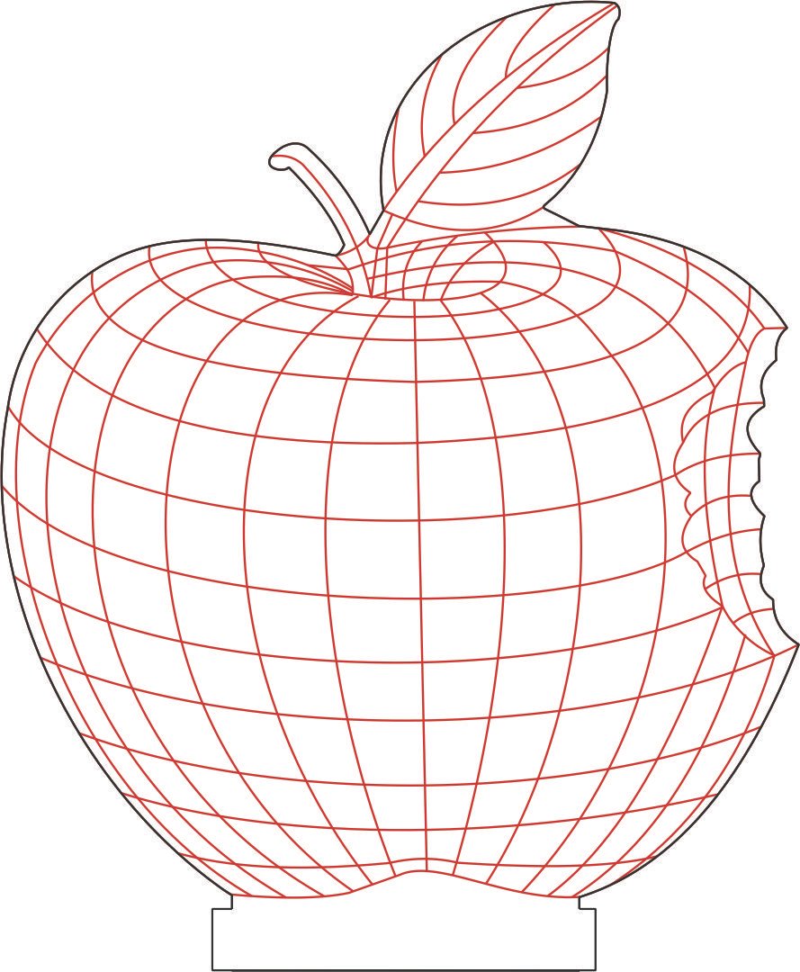 manzana mordida